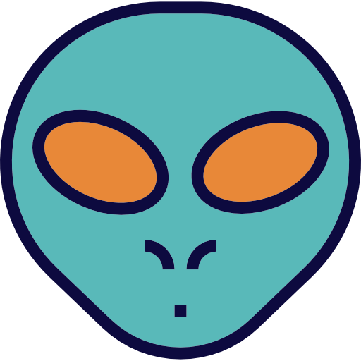 alieno Becris Lineal color icona