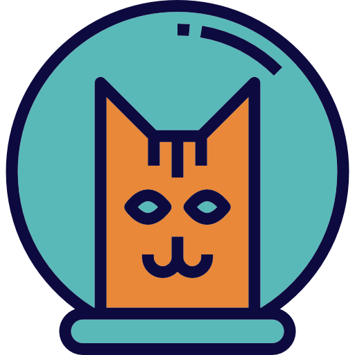 gatto Becris Lineal color icona