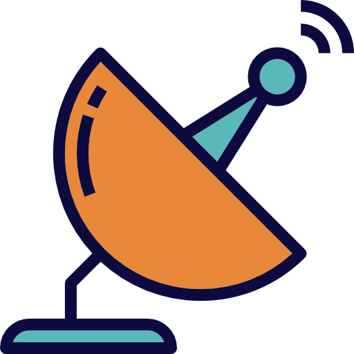 antena parabólica Becris Lineal color icono
