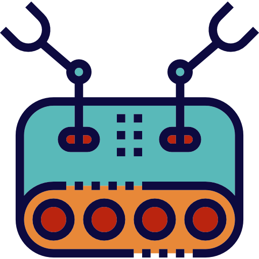Robot Becris Lineal color icon