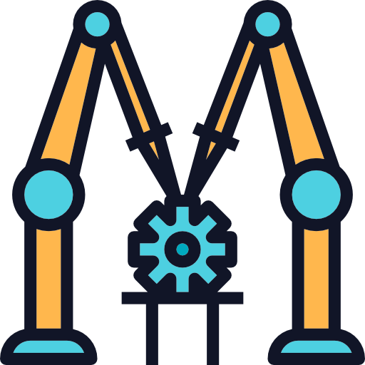 産業用ロボット Becris Lineal color icon