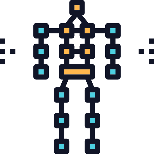 robot Becris Lineal color ikona