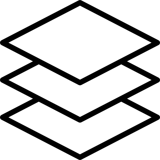 warstwy Becris Lineal ikona
