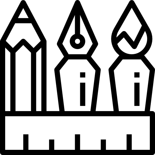 skizzierung Becris Lineal icon