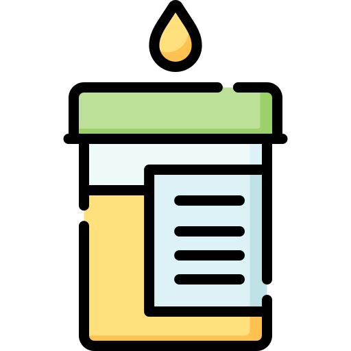 Urine test Special Lineal color icon