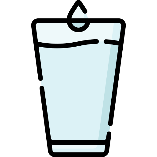 Water glass Special Lineal color icon