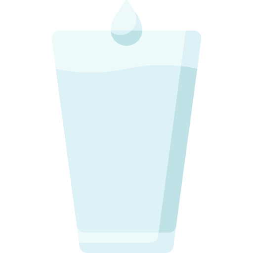 bicchiere d'acqua Special Flat icona