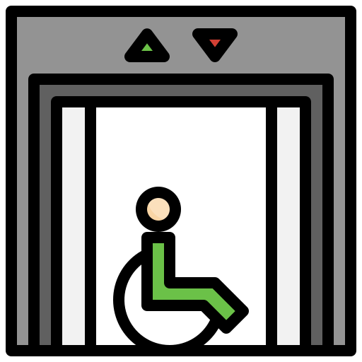 disabilitato Surang Lineal Color icona
