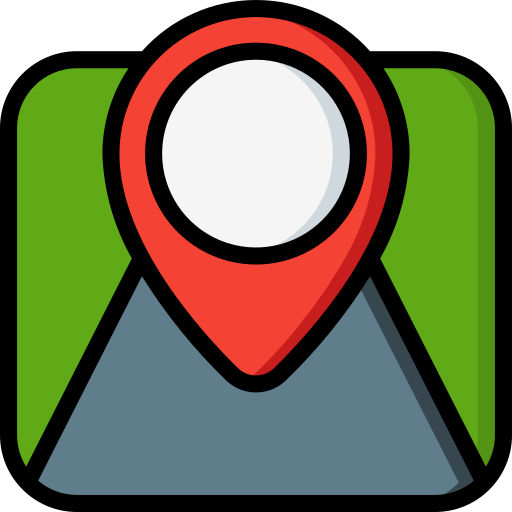 Location Basic Miscellany Lineal Color icon