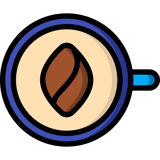 café Basic Miscellany Lineal Color Icône