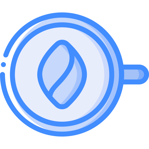 커피 Basic Miscellany Blue icon