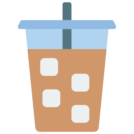 café glacé Basic Miscellany Flat Icône