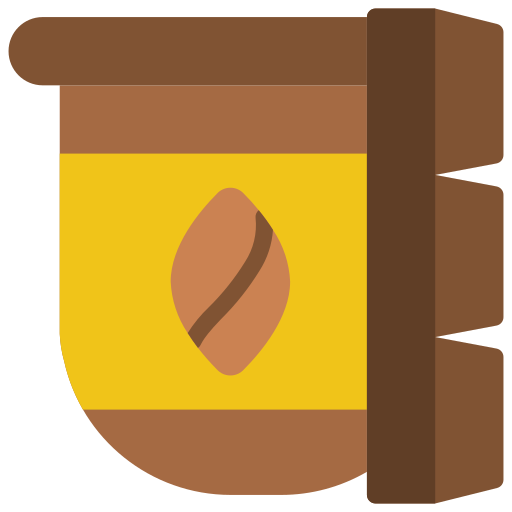 monodosis de cafe Basic Miscellany Flat icono
