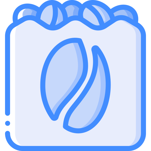 granos de café Basic Miscellany Blue icono