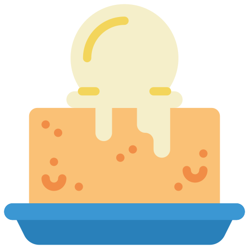 gâteau Basic Miscellany Flat Icône
