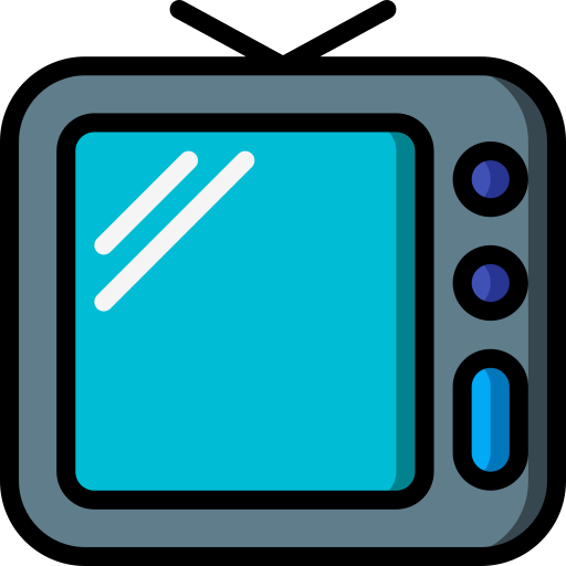 tv Basic Miscellany Lineal Color icon
