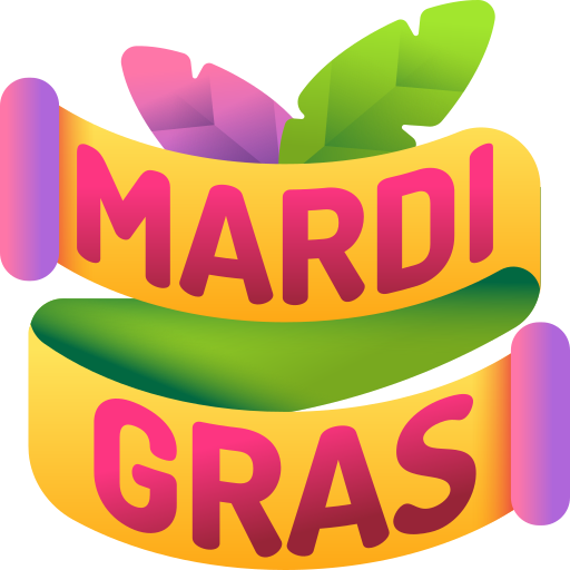 mardi gras 3D Color ikona