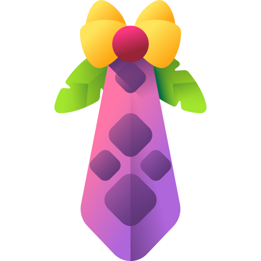 krawat 3D Color ikona