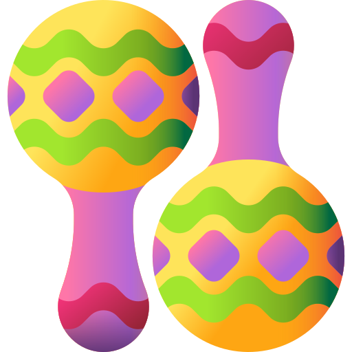 marakasy 3D Color ikona