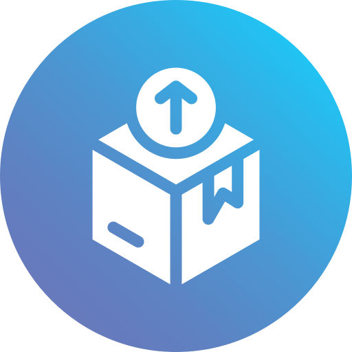 scatola di consegna Generic Flat Gradient icona