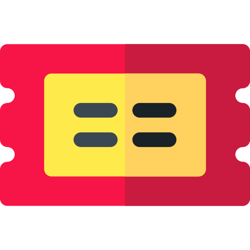 boleto Basic Rounded Flat icono