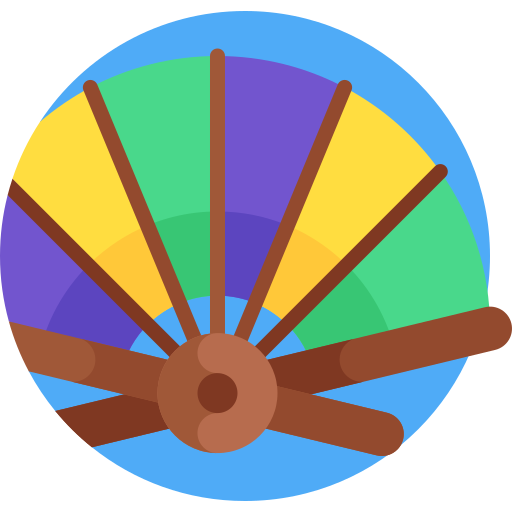 Вентилятор Detailed Flat Circular Flat иконка