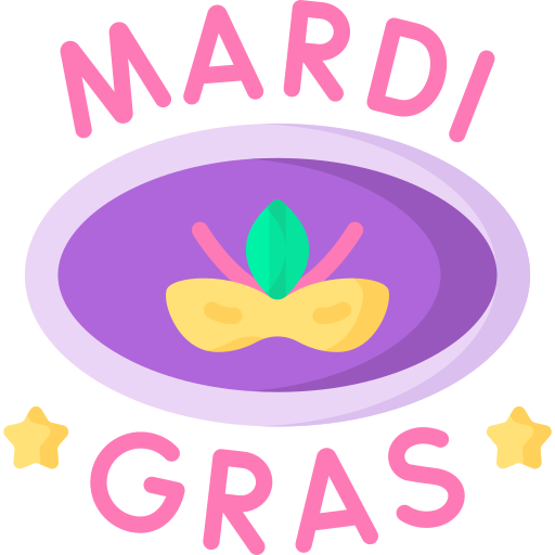 mardi gras Special Flat icono