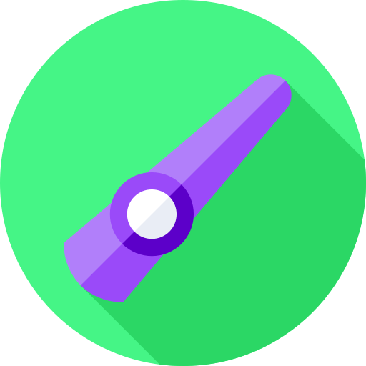 kazoo Flat Circular Flat icon