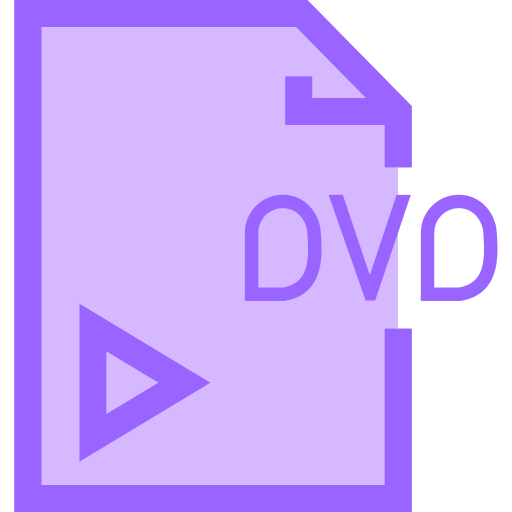 dvd Generic Outline Color иконка