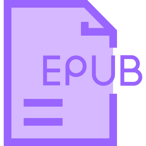epub Generic Outline Color icona