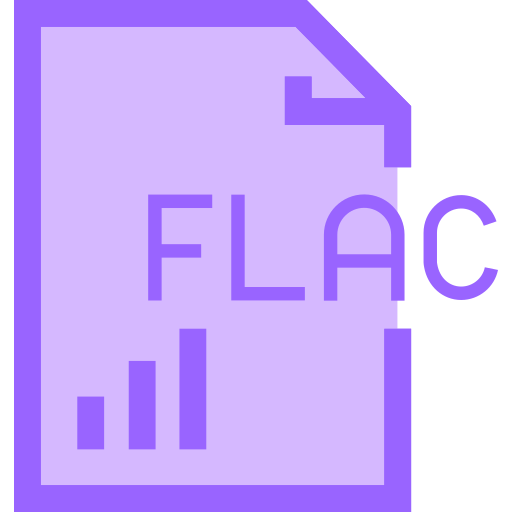 flac Generic Outline Color Icône