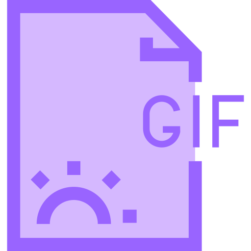 gif Generic Outline Color Icône