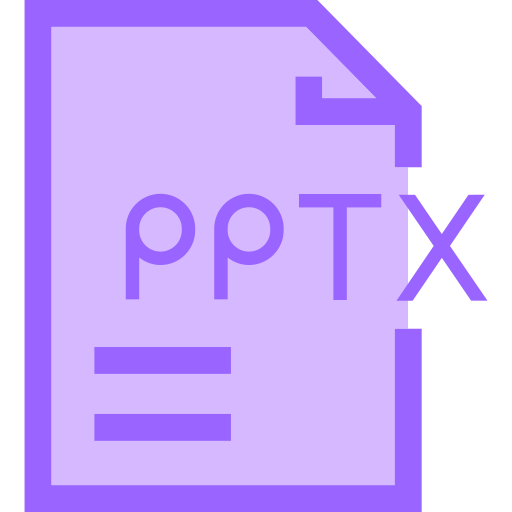 pptx Generic Outline Color icona