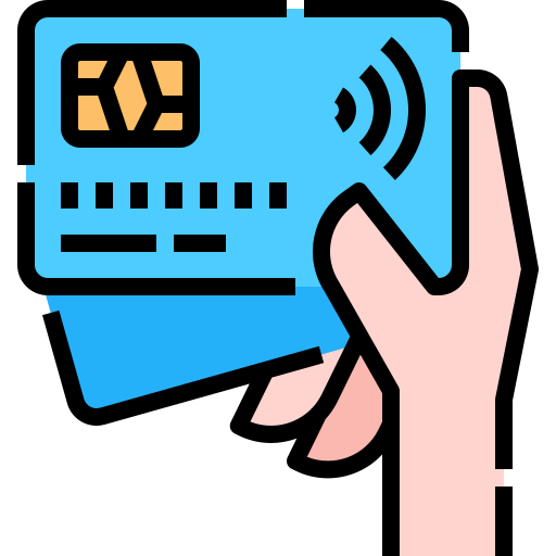 tarjeta de débito Linector Lineal Color icono