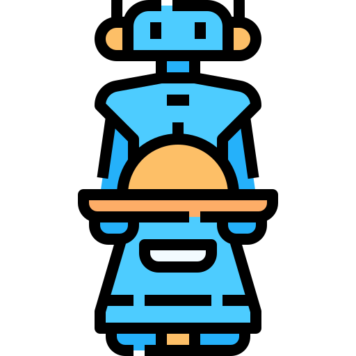 Robot Linector Lineal Color icon