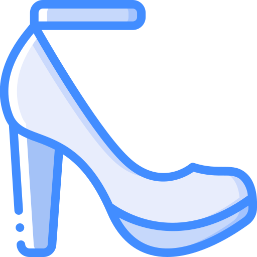 High heels Basic Miscellany Blue icon