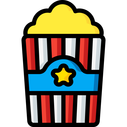 popcorn Basic Miscellany Lineal Color icon