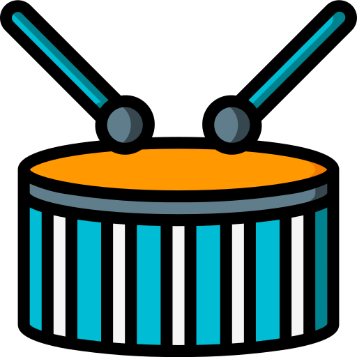 Drum Basic Miscellany Lineal Color icon