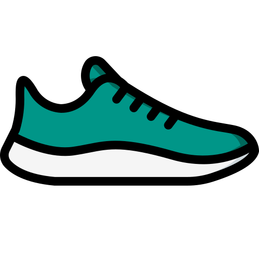 Running shoe Basic Miscellany Lineal Color icon