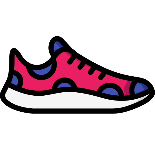 Running shoes Basic Miscellany Lineal Color icon