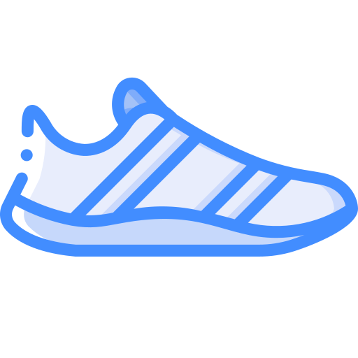 Running shoes Basic Miscellany Blue icon