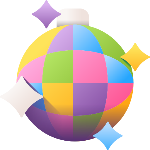 discokugel 3D Color icon