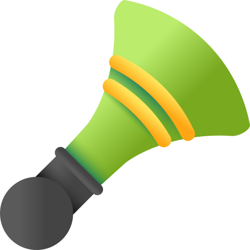 horn 3D Color icon