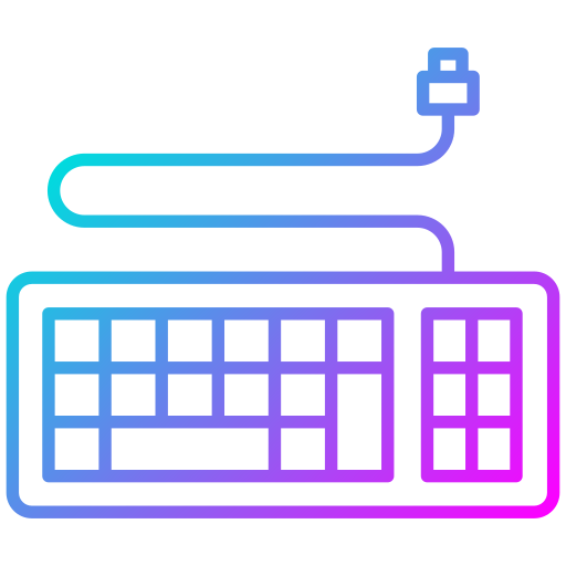 Electric keyboard Generic Gradient icon
