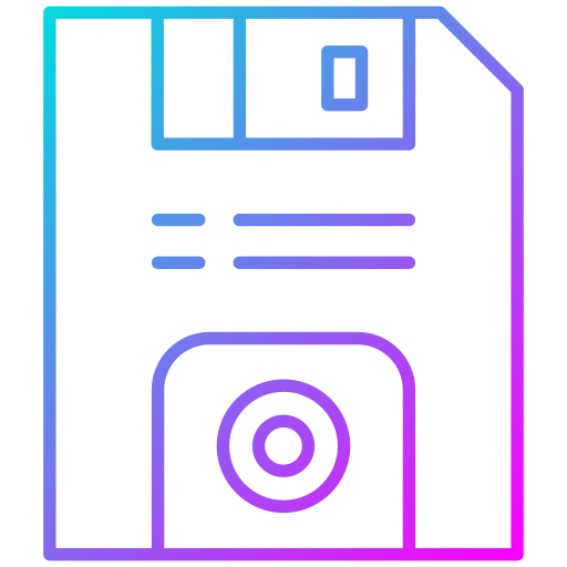 floppy disk Generic Gradient icoon