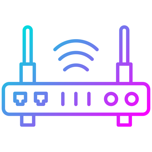 router inalámbrico Generic Gradient icono