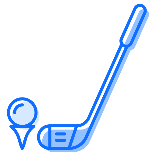 bâton de golf Generic Blue Icône