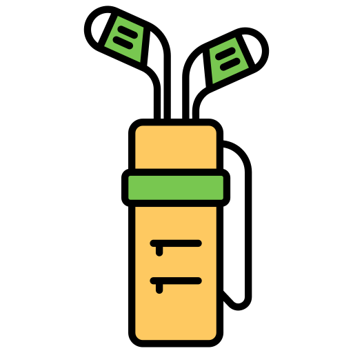 Golf bag Generic Outline Color icon