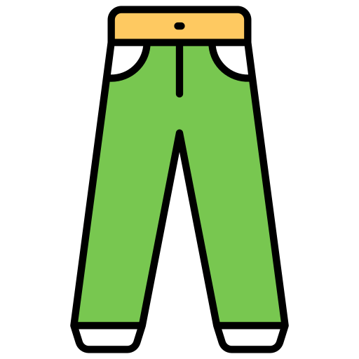 ズボン Generic Outline Color icon