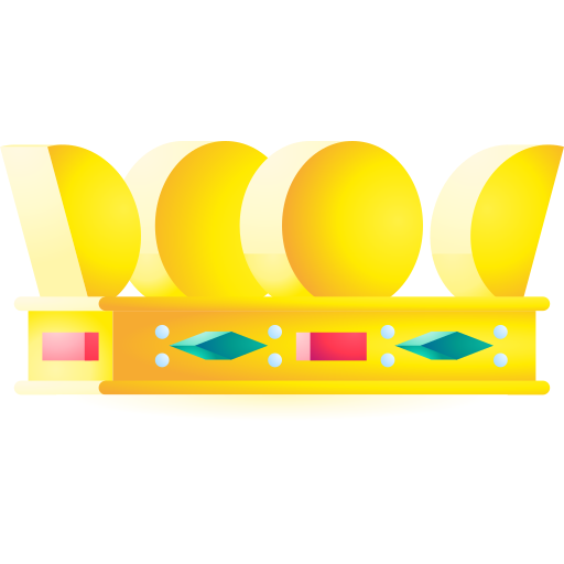 corona 3D Toy Gradient icona